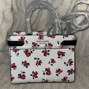 COPY - Rare Kate Spade “Staci Tea Toss” BRAND NEW- satchel/ crossbody floral bag